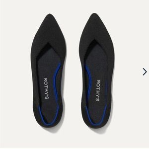 Rothy's The Point Black Size 9 Comfort Casual Classic Pointed Toe